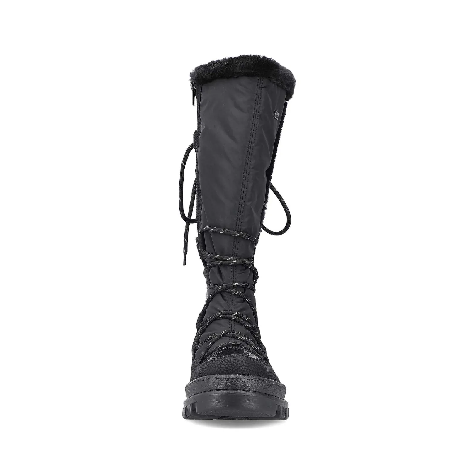 Women'S High-Shaft Boots Graphite Black Ladies Ankle Boots & Boots