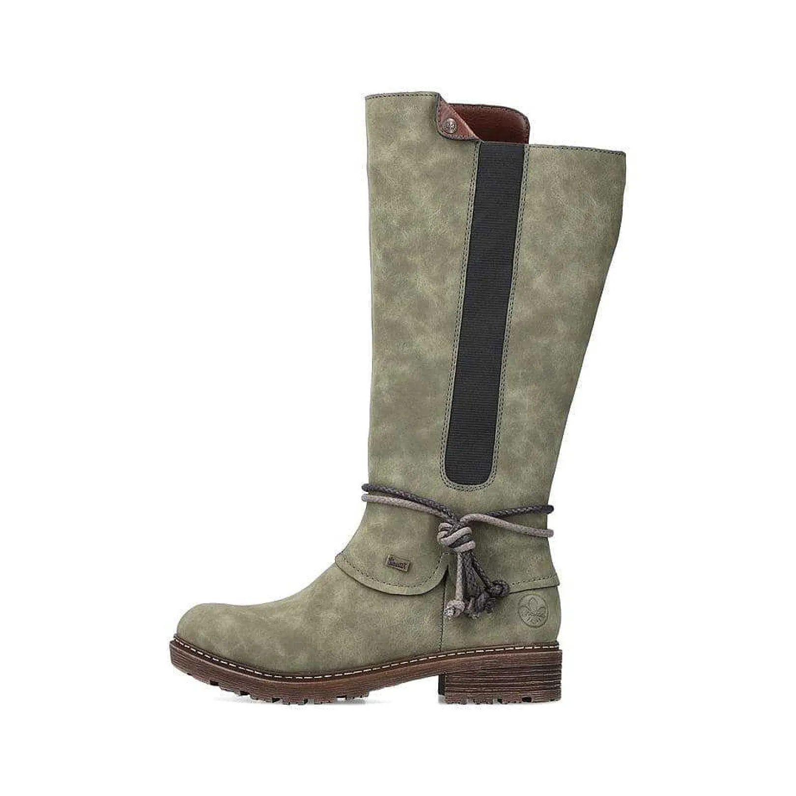 Hot Women'S High-Shaft Boots Leaf Green Ladies Ankle Boots & Boots