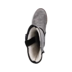 Women'S High-Shaft Boots Steel Gray Ladies Ankle Boots & Boots