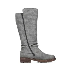 Women'S High-Shaft Boots Steel Gray Ladies Ankle Boots & Boots