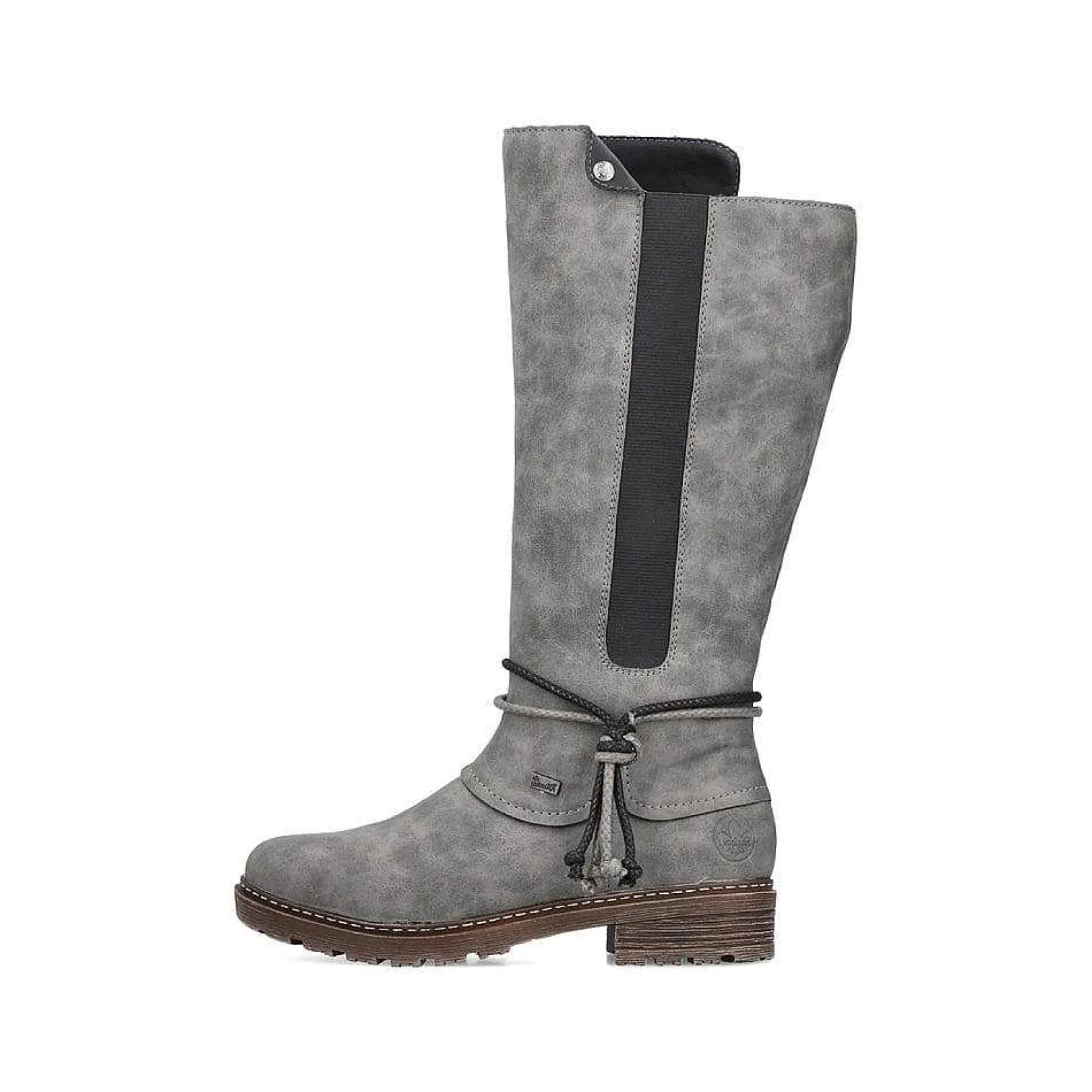 Women'S High-Shaft Boots Steel Gray Ladies Ankle Boots & Boots