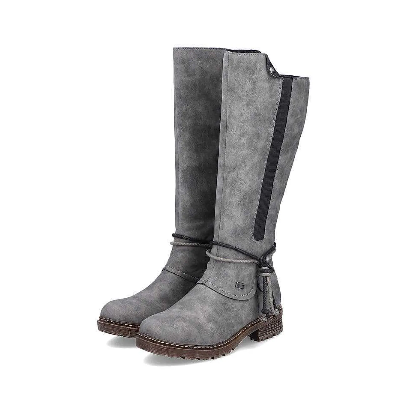 Women'S High-Shaft Boots Steel Gray Ladies Ankle Boots & Boots