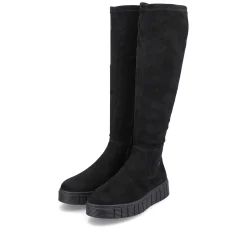 Discount Women'S High-Shaft Boots Deep Black Ladies Ankle Boots & Boots