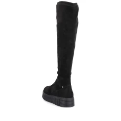 Discount Women'S High-Shaft Boots Deep Black Ladies Ankle Boots & Boots