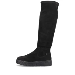Discount Women'S High-Shaft Boots Deep Black Ladies Ankle Boots & Boots
