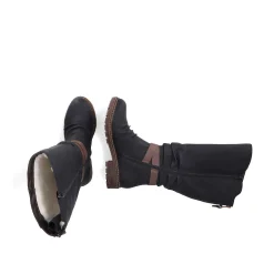 Best Women'S High-Shaft Boots Deep Black Ladies Ankle Boots & Boots