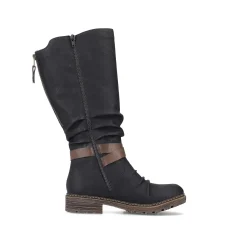 Best Women'S High-Shaft Boots Deep Black Ladies Ankle Boots & Boots