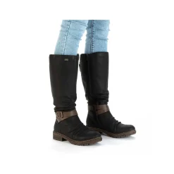 Best Women'S High-Shaft Boots Deep Black Ladies Ankle Boots & Boots