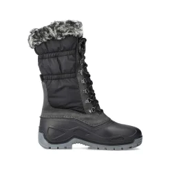 New Women'S High-Shaft Boots Deep Black Ladies Ankle Boots & Boots