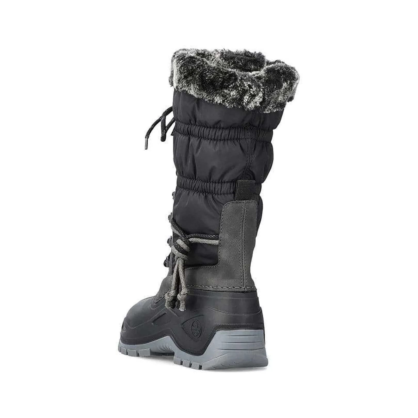 New Women'S High-Shaft Boots Deep Black Ladies Ankle Boots & Boots