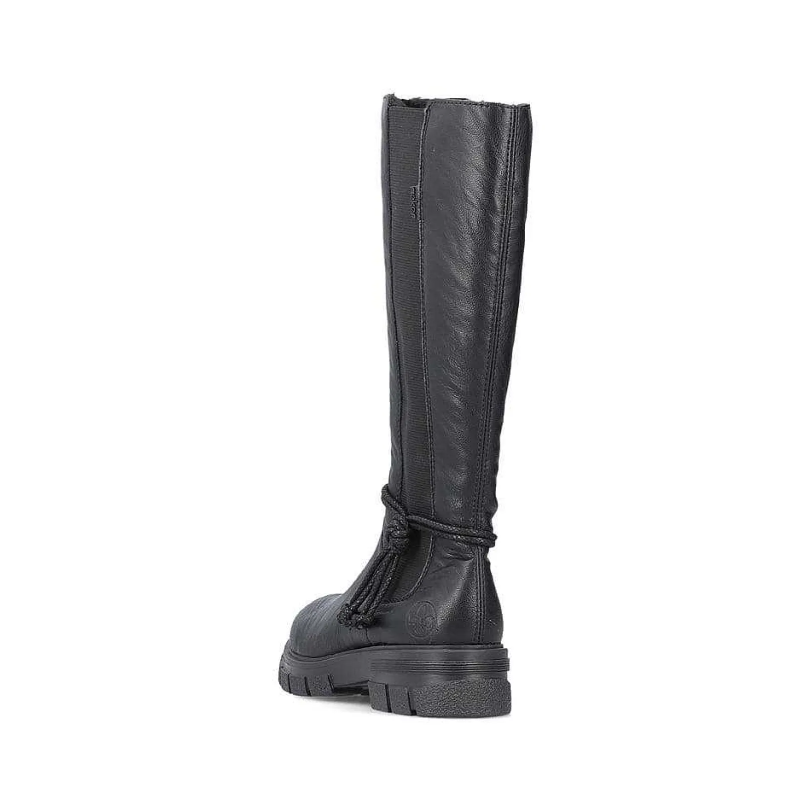 Hot Women'S High-Shaft Boots, Glossy Black Ladies Ankle Boots & Boots