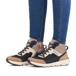 Sale Women'S High-Top Sneakers Hazel-Wood Black Ladies Sneakers