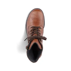 New Women'S Laced Boots Caramel Brown Ladies Ankle Boots & Boots