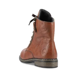 New Women'S Laced Boots Caramel Brown Ladies Ankle Boots & Boots