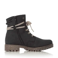 Sale Women'S Laced Boots Ocean Blue Ladies Ankle Boots & Boots