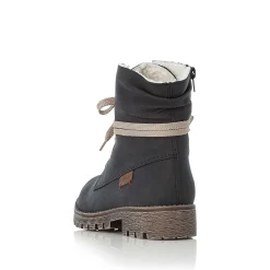 Sale Women'S Laced Boots Ocean Blue Ladies Ankle Boots & Boots