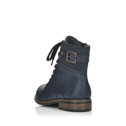 Clearance Women'S Laced Boots Ocean Blue Ladies Ankle Boots & Boots