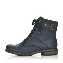 Clearance Women'S Laced Boots Ocean Blue Ladies Ankle Boots & Boots