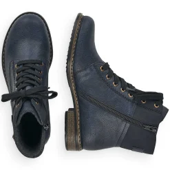 Clearance Women'S Laced Boots Ocean Blue Ladies Ankle Boots & Boots