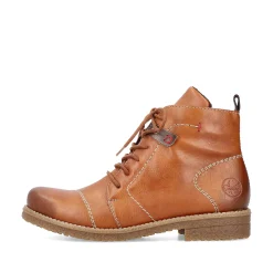 Best Women'S Laced Boots Caramel Brown Ladies Ankle Boots & Boots
