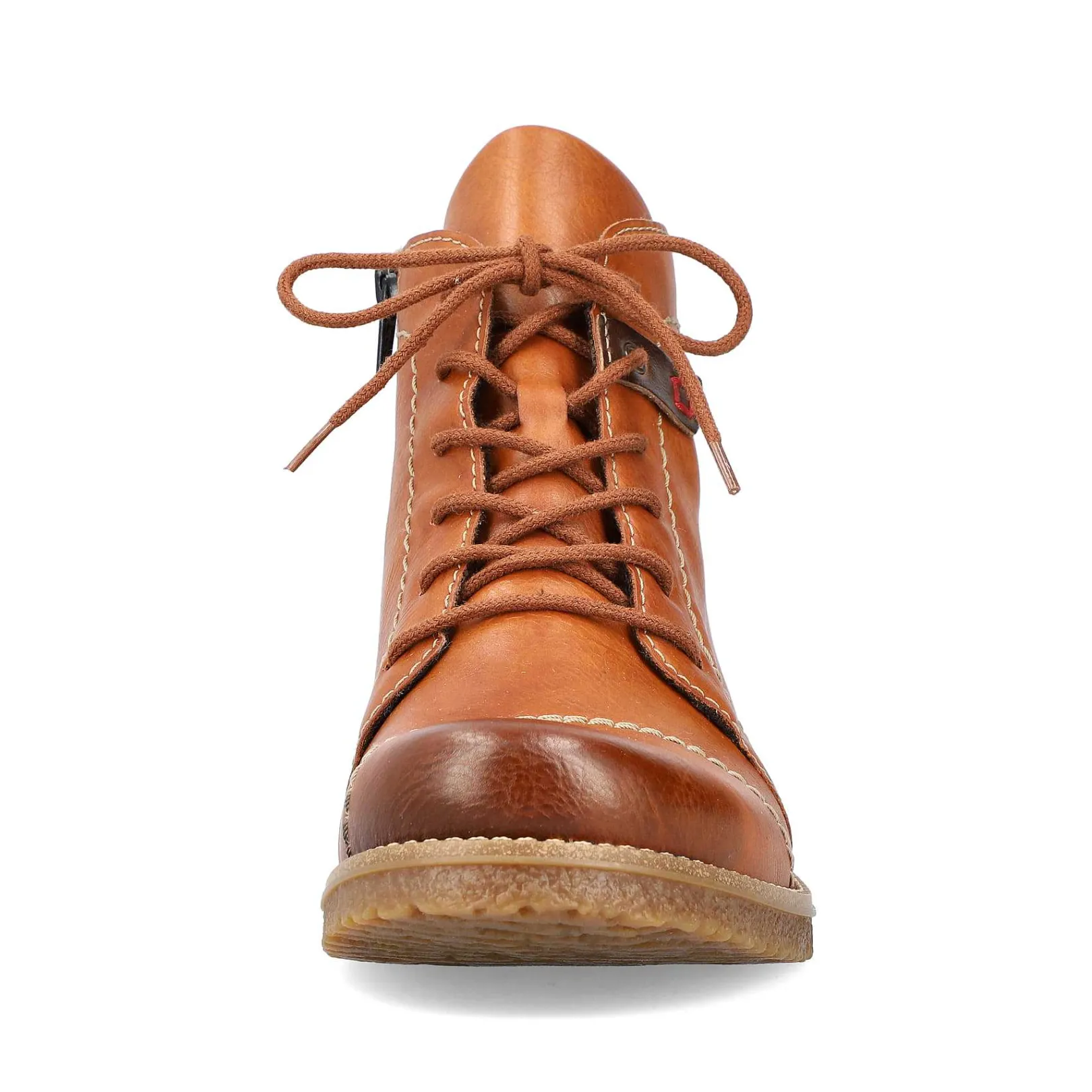Best Women'S Laced Boots Caramel Brown Ladies Ankle Boots & Boots