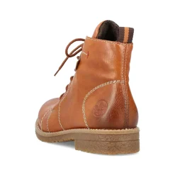 Best Women'S Laced Boots Caramel Brown Ladies Ankle Boots & Boots