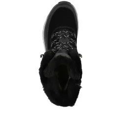 Clearance Women'S Laced Boots Steel Black Ladies Ankle Boots & Boots