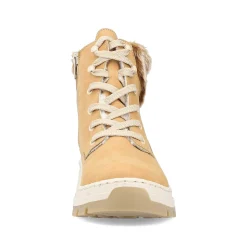 Sale Women'S Laced Boots Caramel Brown Ladies Ankle Boots & Boots