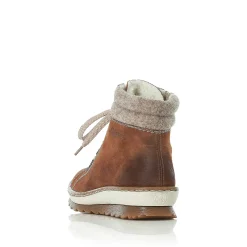 Discount Women'S Laced Boots Caramel Brown Ladies Ankle Boots & Boots