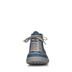 Outlet Women'S Laced Shoes Azure Blue Ladies Low Shoes & Slippers