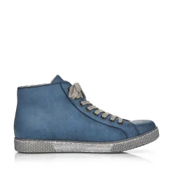 Outlet Women'S Laced Shoes Azure Blue Ladies Low Shoes & Slippers