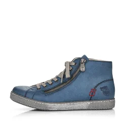 Outlet Women'S Laced Shoes Azure Blue Ladies Low Shoes & Slippers