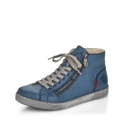 Outlet Women'S Laced Shoes Azure Blue Ladies Low Shoes & Slippers