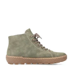 Outlet Women'S Laced Shoes Leaf Green Ladies Low Shoes & Slippers