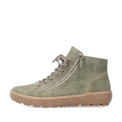 Outlet Women'S Laced Shoes Leaf Green Ladies Low Shoes & Slippers