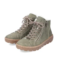Outlet Women'S Laced Shoes Leaf Green Ladies Low Shoes & Slippers