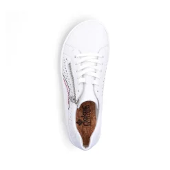 Clearance Women'S Laced Shoes Pearl White Ladies Low Shoes & Slippers