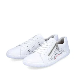 Clearance Women'S Laced Shoes Pearl White Ladies Low Shoes & Slippers