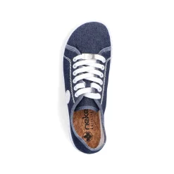 Outlet Women'S Lace-Up Shoes Navy Blue Ladies Vegan