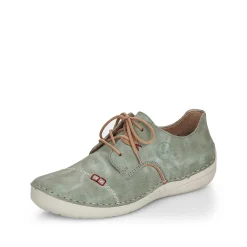 Online Women'S Lace-Up Shoes Green Gray Ladies Low Shoes & Slippers