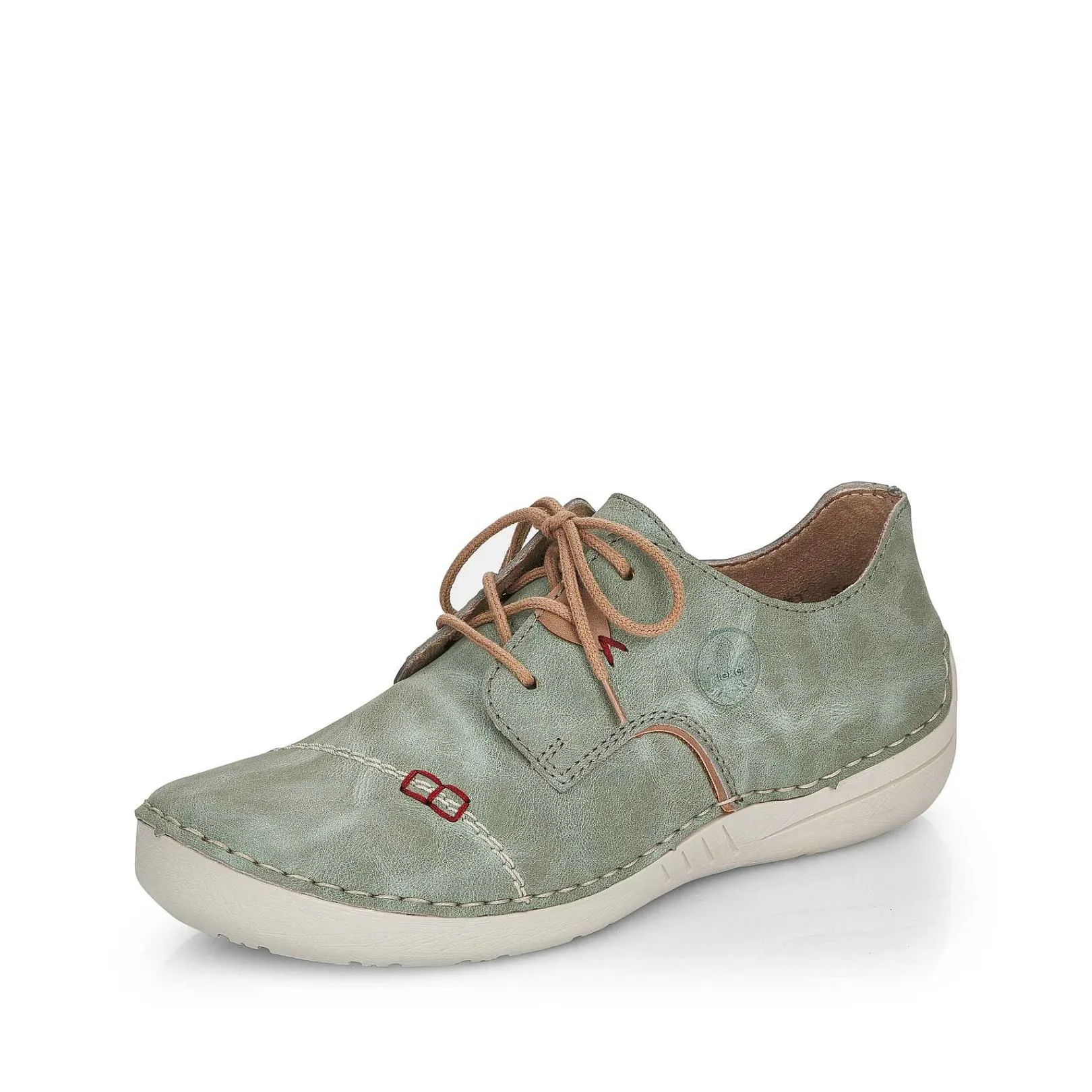 Online Women'S Lace-Up Shoes Green Gray Ladies Low Shoes & Slippers