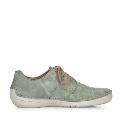 Online Women'S Lace-Up Shoes Green Gray Ladies Low Shoes & Slippers