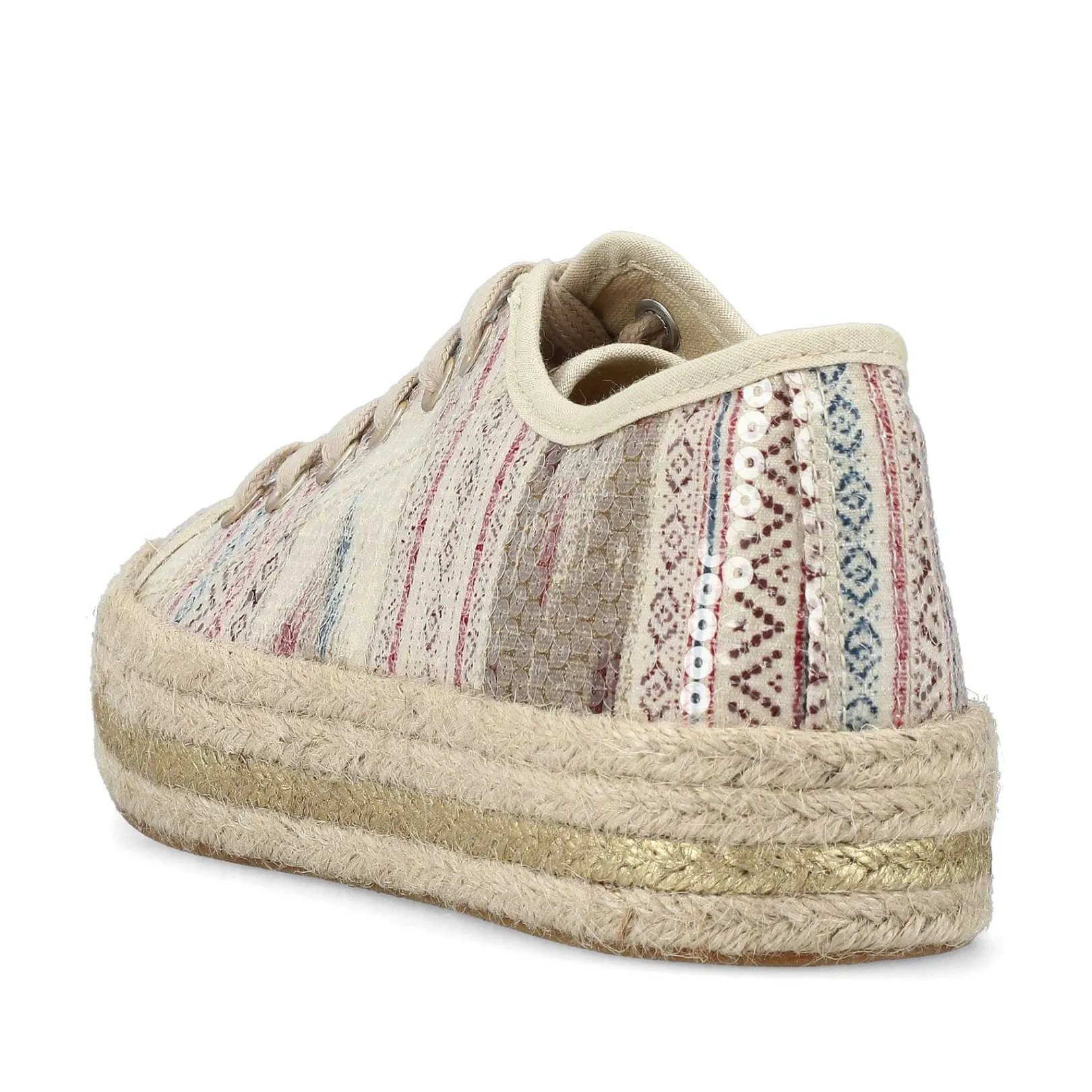 Best Women'S Lace-Up Shoes Light Beige Ladies Low Shoes & Slippers