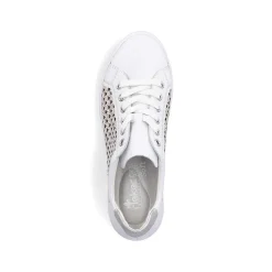 New Women'S Lace-Up Shoes Crystal White Ladies Low Shoes & Slippers