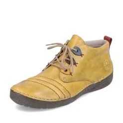 Outlet Women'S Lace-Up Shoes Exotic Yellow Ladies Low Shoes & Slippers