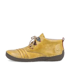 Outlet Women'S Lace-Up Shoes Exotic Yellow Ladies Low Shoes & Slippers