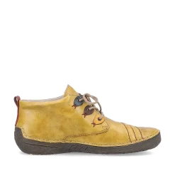 Outlet Women'S Lace-Up Shoes Exotic Yellow Ladies Low Shoes & Slippers