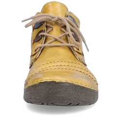 Outlet Women'S Lace-Up Shoes Exotic Yellow Ladies Low Shoes & Slippers