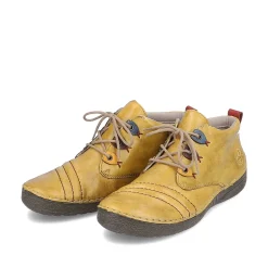 Outlet Women'S Lace-Up Shoes Exotic Yellow Ladies Low Shoes & Slippers