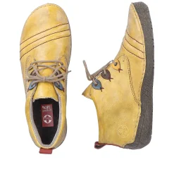 Outlet Women'S Lace-Up Shoes Exotic Yellow Ladies Low Shoes & Slippers